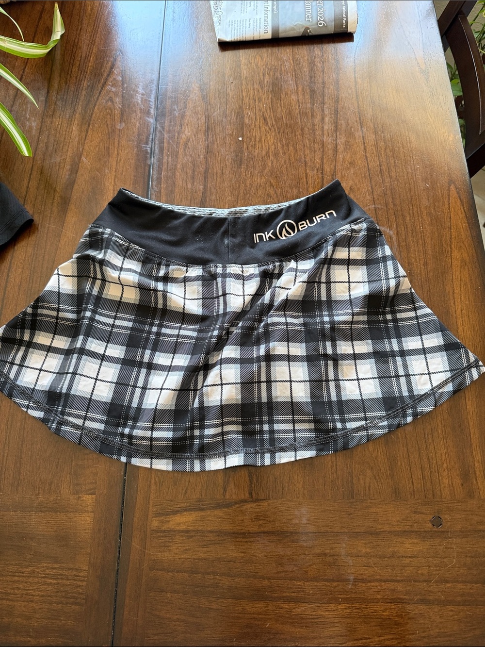 InkNBurn Plaid Atheltic Skirt